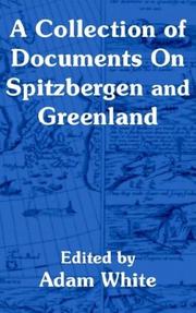 Cover of A collection of documents on Spitzbergen & Greenland by Adam White