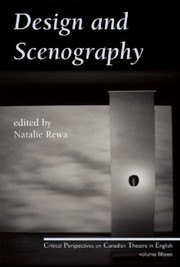 Cover of Design And Scenography by Natalie Rewa
