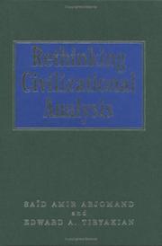 Front cover of Rethinking civilizational analysis by Edward A. Tiryakian
