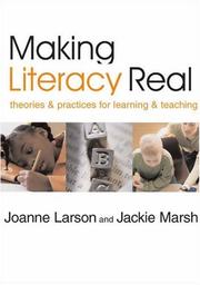 Cover of Making literacy real by Joanne Larson