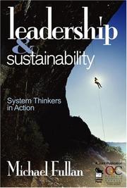 Front cover of Leadership & Sustainability by Michael Fullan