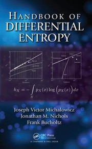 Front cover of Handbook Of Differential Entropy by Frank Bucholtz