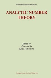 Front cover of Analytic Number Theory by Kohji Matsumoto