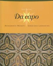 Cover of Da capo by Annamaria Moneti