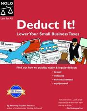Cover of Deduct it! by Stephen Fishman