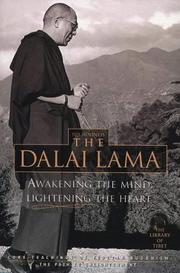 Cover of Awakening the Mind,Enlightening the Heart by His Holiness Tenzin Gyatso the XIV Dalai Lama