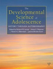 Front cover of The Developmental Science of Adolescence History Through Autobiography by Richard M. Lerner