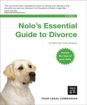 Cover of Nolo's Essential Guide to Divorce by Emily Doskow