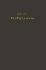 Front cover of Proceedings Of The Third Conference On Origins Of Life Planetary Astronomy by Lynn Margulis