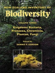 Front cover of New Zealand Inventory of Biodiversity Volume Three by Dennis P. Gordon