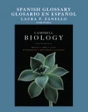Front cover of Spanish Glossary for Campbell Biology by Lisa A. Urry