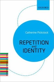Front cover of Repetition And Identity by Catherine Pickstock