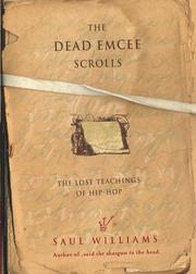 Cover of The dead emcee scrolls by Saul Williams