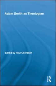 Front cover of Adam Smith As Theologian by Paul Oslington