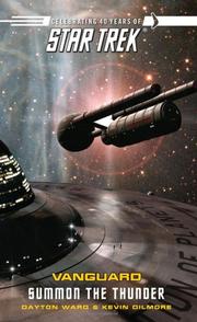 Front cover of Star Trek Vanguard - Summon the Thunder by Dayton Ward