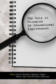 Front cover of The Role Of Research In Educational Improvement by John Bransford