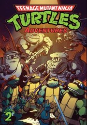 Front cover of Teenage Mutant Ninja Turtles Adventures by Dan Clarrain
