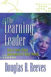 Cover of The learning leader by Douglas B. Reeves