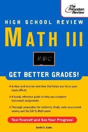Front cover of High School Math Iii Review by Princeton Review