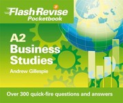 Front cover of A2 Business Studies Flash Revise Pocketbook by Andrew Gillespie