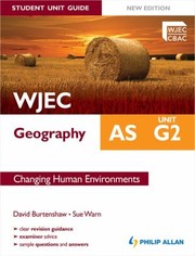 Cover of Wjec As Geography by David Burtenshaw