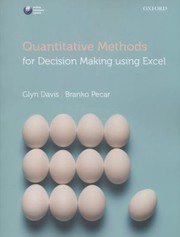 Cover of Quantitative Methods For Decision Making Using Excel by Branko Pecar