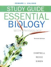 Front cover of Study Guide For Essential Biology Essential Biology With Physiology by Edward J. Zalisko