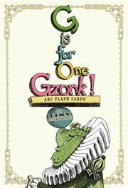 Front cover of G Is for One Gzonk! by Tony DiTerlizzi