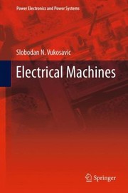 Cover of Electrical Machines by Slobodan N. Vukosavic