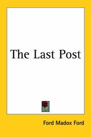Cover of Last post by Ford Madox Ford