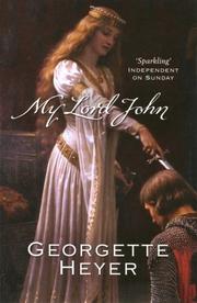Cover of My Lord John by Georgette Heyer