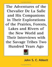 Front cover of Chevalier De La Salle and his companions by John S. C. Abbott