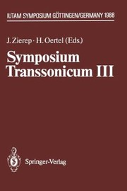 Front cover of Symposium Transsonicum Iii Iutam Symposium Gottingen 242751988 by H. Oertel