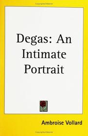 Cover of Degas by Ambroise Vollard