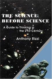 Cover of The science before science by Anthony Rizzi