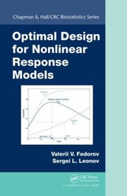 Cover of Optimal Design For Nonlinear Response Models by Valerii V. Fedorov