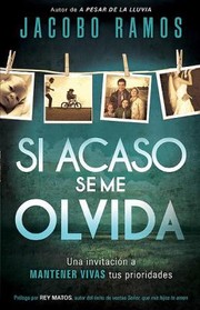 Front cover of Si Acaso Se Me Olvida by Jacobo Ramos