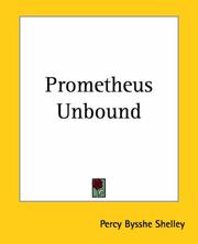 Cover of Prometheus unbound by Percy Bysshe Shelley
