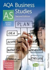 Cover of AQA Business Studies AS by Peter Stimpson