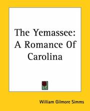Cover of The Yemassee by William Gilmore Simms
