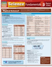 Front cover of Science Fundamentals 3 Physical Science by BarCharts Inc.
