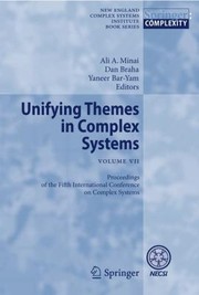 Front cover of Unifying Themes In Complex Systems Vii Proceedings Of The Seventh International Conference On Complex Systems by Ali A. Minai
