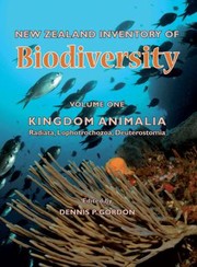 Front cover of New Zealand Inventory Of Biodiversity by Dennis P. Gordon