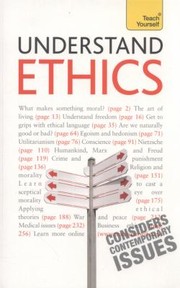 Cover of Understand Ethics by Mel Thompson