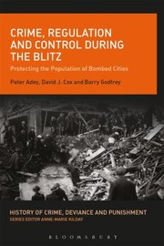 Cover of HCDP CRIME REGULATION AND CONTROL by Adey Peter