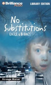 Cover of No Substitutions by Marty M. Engle