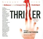 Cover of Thriller by James Patterson