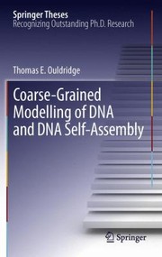 Front cover of Coarsegrained Modelling Of Dna And Dna Selfassembly by Thomas E. Ouldridge