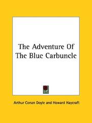 Front cover of The Adventure of the Blue Carbuncle by Arthur Conan Doyle