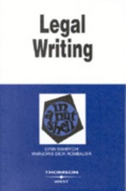 Front cover of Legal Writing In A Nutshell by Len Bahrych